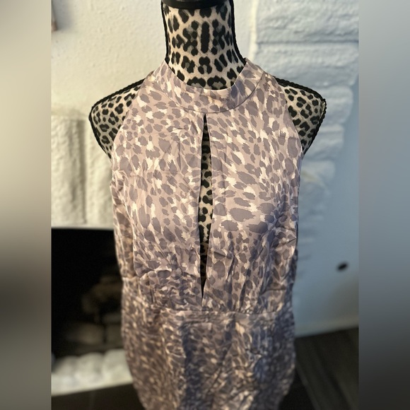 Good American Leopard Print Halter Dress - Picture 2 of 9